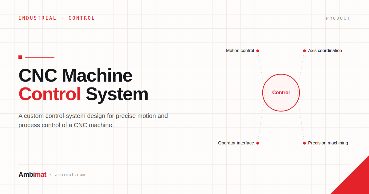 Control System Design for CNC machine