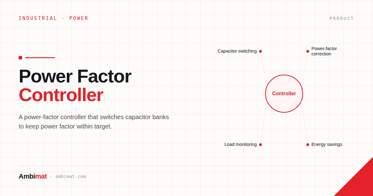 Power factor controller